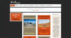 Desktop Screenshot of 4x4-raid.com